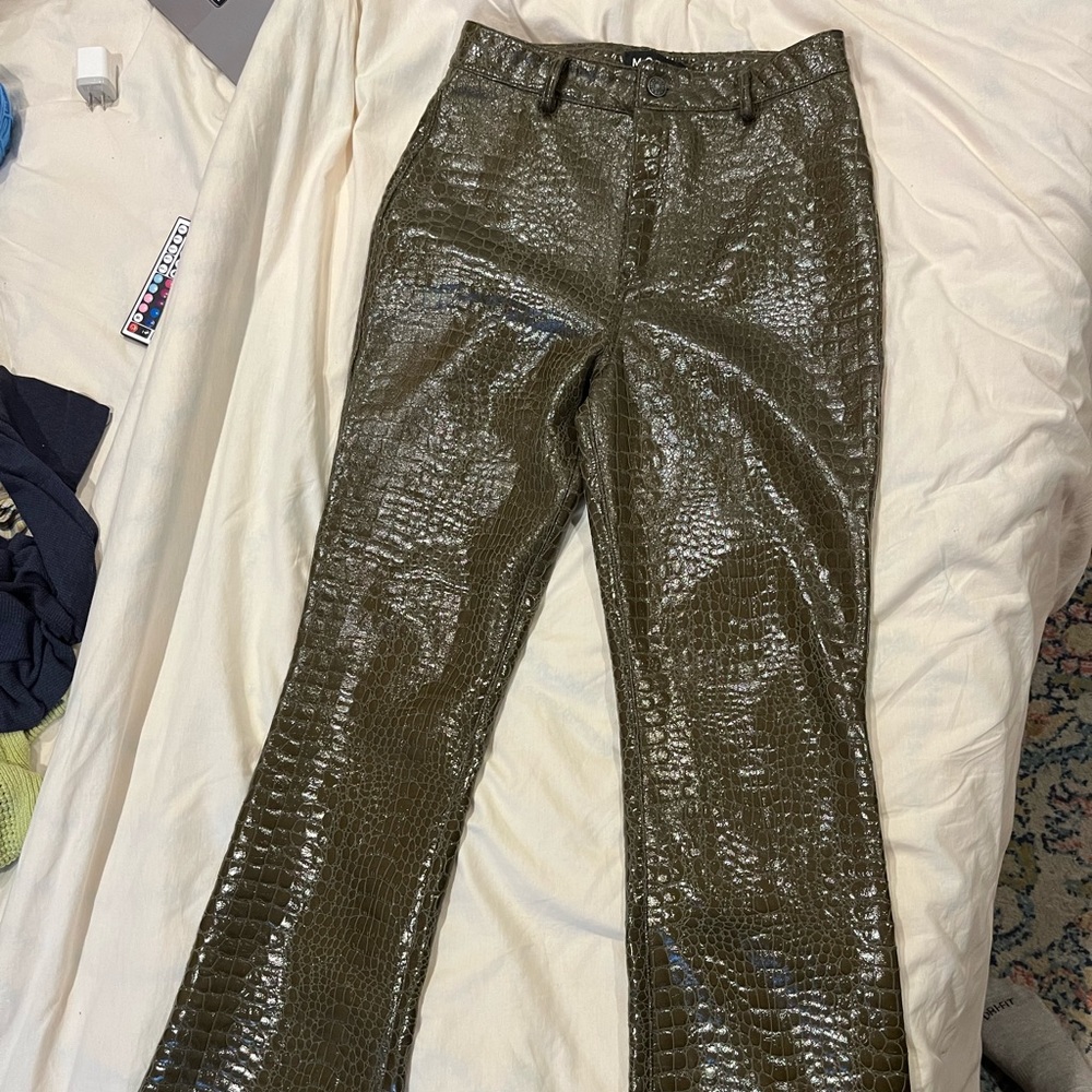 Faux Leather Pants